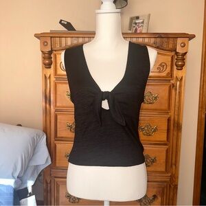 American Eagle Tie Front Top